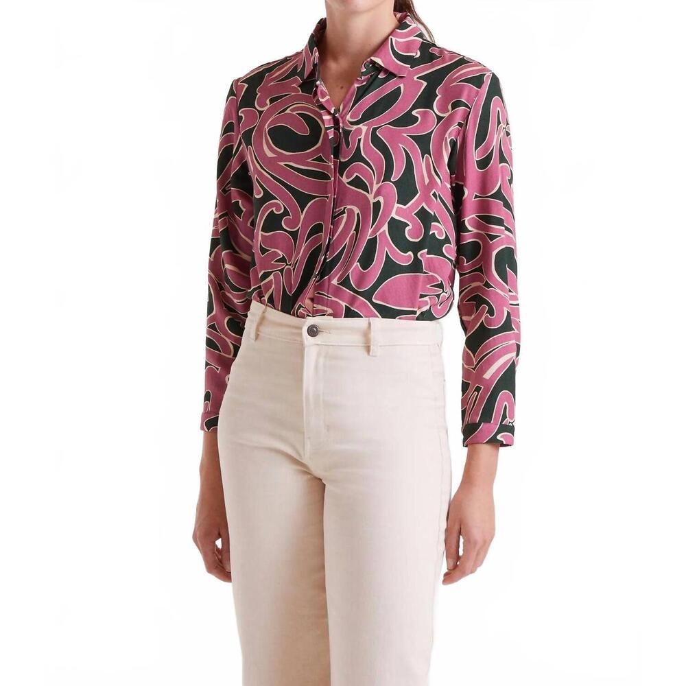 NEW COMPAÑÍA FANTÁSTICA abstract top in pink